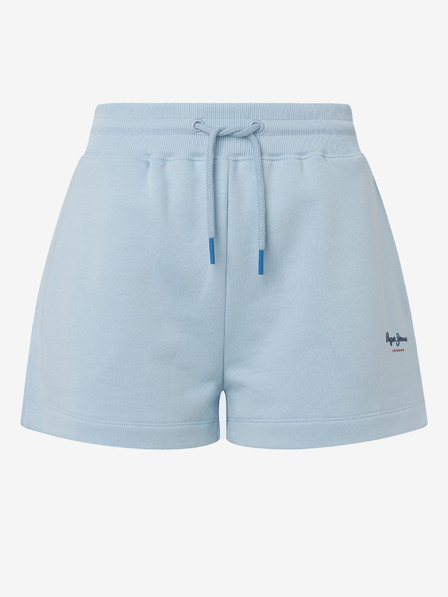 Pepe Jeans Svetlomodré dámske šortky Pepe Jeans Calista