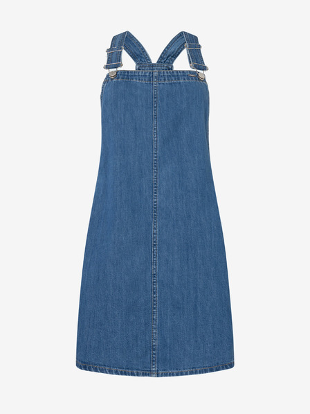 Pepe Jeans Modré dámske džínsové šaty Pepe Jeans Vesta