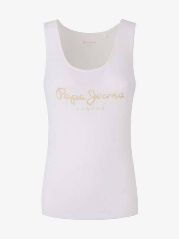 Pepe Jeans Biele dámske tielko Pepe Jeans Dunia