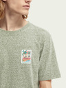 Scotch & Soda Zelené pánske tričko Scotch & Soda