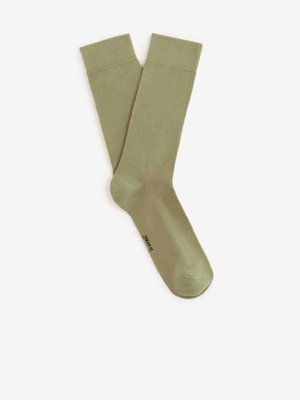 Celio Khaki pánske ponožky Celio