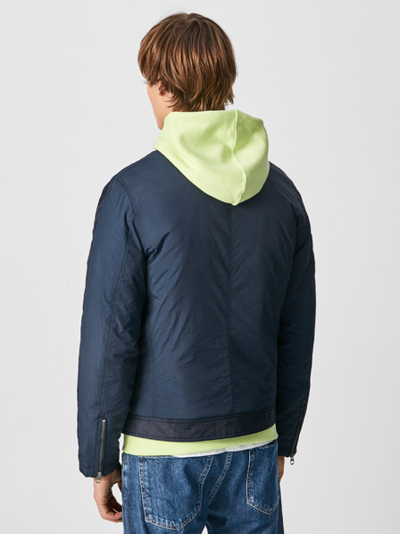 Pepe Jeans Tmavomodrá pánska bunda Pepe Jeans Lamar