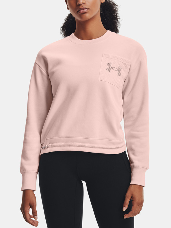 Under Armour Dámska mikina Under Armour Rival Fleece Mesh Crew