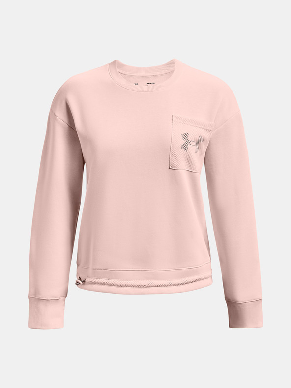 Under Armour Dámska mikina Under Armour Rival Fleece Mesh Crew
