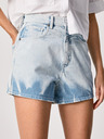 Pepe Jeans Svetlomodré dámske džínsové šortky Pepe Jeans Rachel