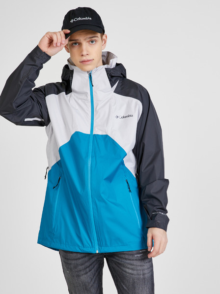 Columbia Bielo-modrá pánska bunda Columbia Rain Scape™