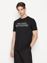 Armani Exchange Čierne pánske tričko Armani Exchange