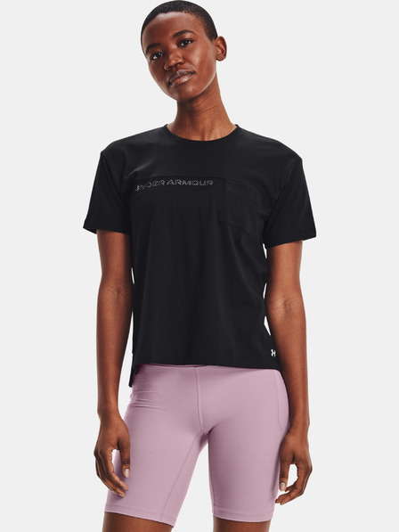 Under Armour Dámske tričko Under Armour Live Pocket Mesh Graphic SS