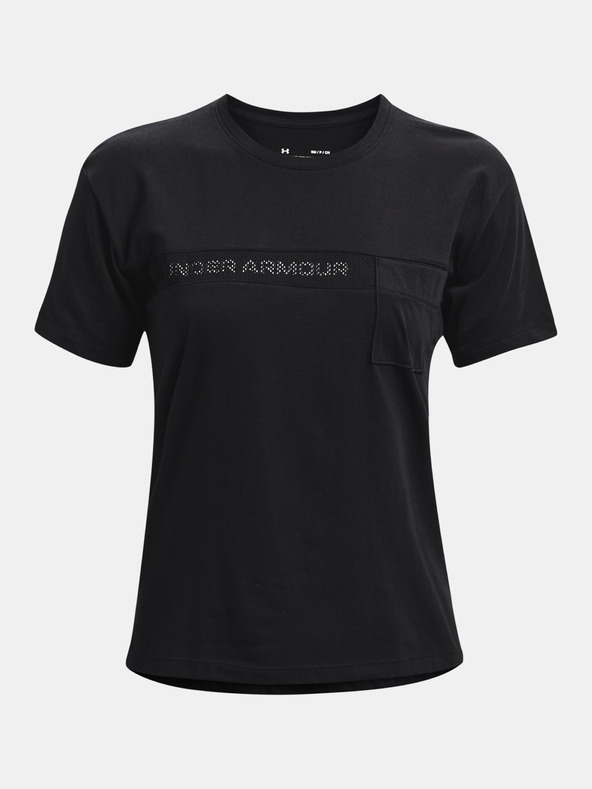 Under Armour Dámske tričko Under Armour Live Pocket Mesh Graphic SS