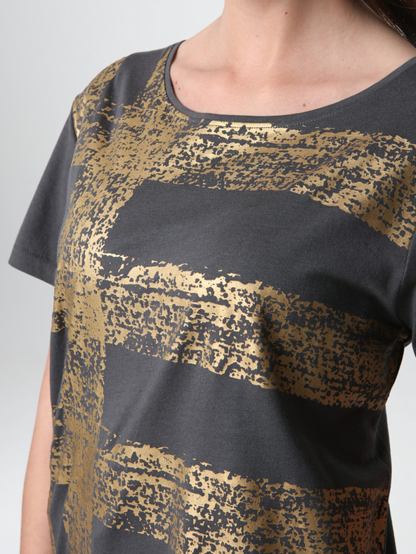 Loap Šedé dámske tričko LOAP Asaja