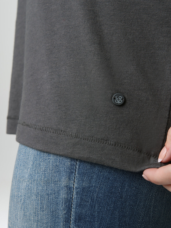 Loap Šedé dámske tričko LOAP Asaja