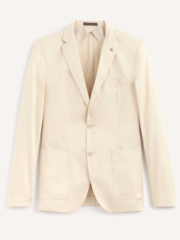 Celio Krémová pánska bunda Celio Rupoe