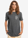 Quiksilver Tmavo šedá pánska džínsová košeľa Quiksilver Gone Words