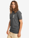 Quiksilver Tmavo šedá pánska džínsová košeľa Quiksilver Gone Words