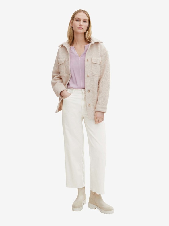 Tom Tailor Svetlofialová dámska blúzka Tom Tailor