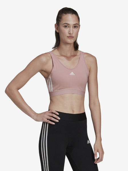 adidas Performance Svetloružová športová podprsenka adidas Performance
