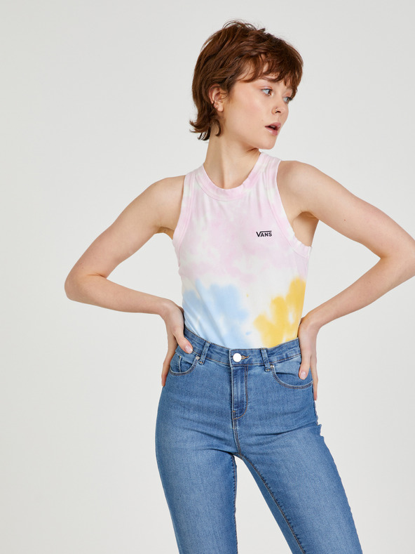 Vans Modro-ružové dámske vzorované body VANS Body Suit
