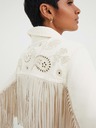 Desigual Desigual Santa Monica Cream Dámska džínsová bunda