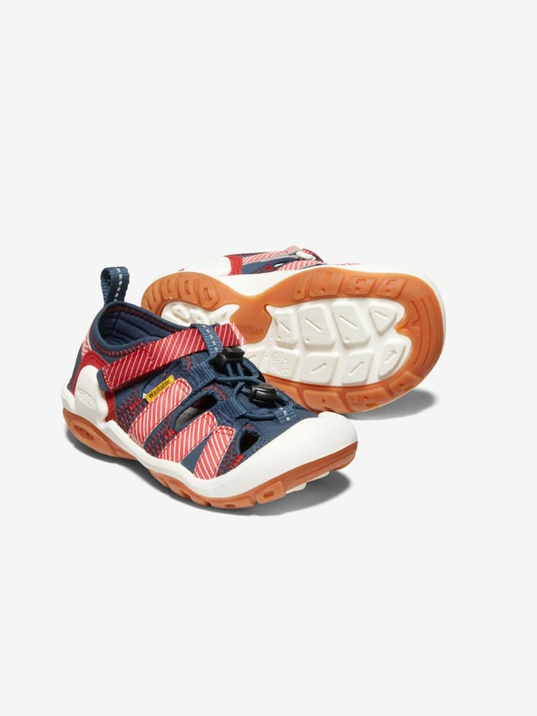 Keen Tmavomodré dievčenské sandále Keen Knotch so vzorom