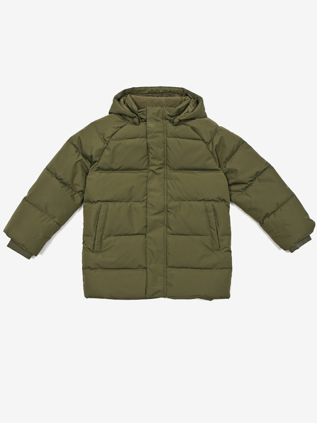 name it Khaki dievčenská zimná bunda name it