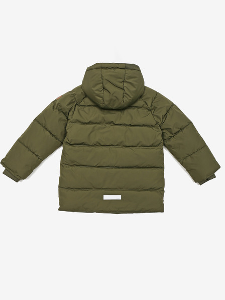 name it Khaki dievčenská zimná bunda name it