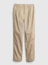 GAP Detské skladané khaki nohavice GAP