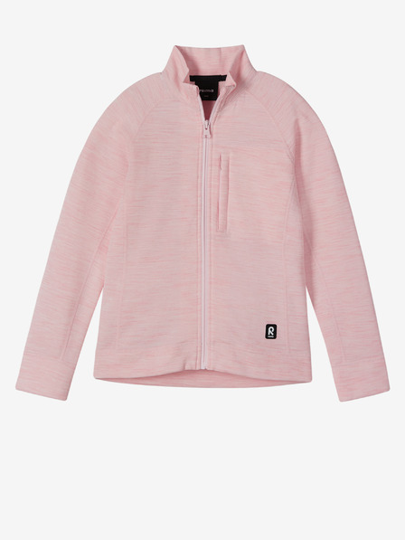 Reima Svetloružová dievčenská mikina na zips Reima Misty