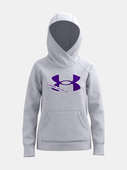Under Armour Dievčenská mikina Under Armour Rival Fleece Logo Hoodie