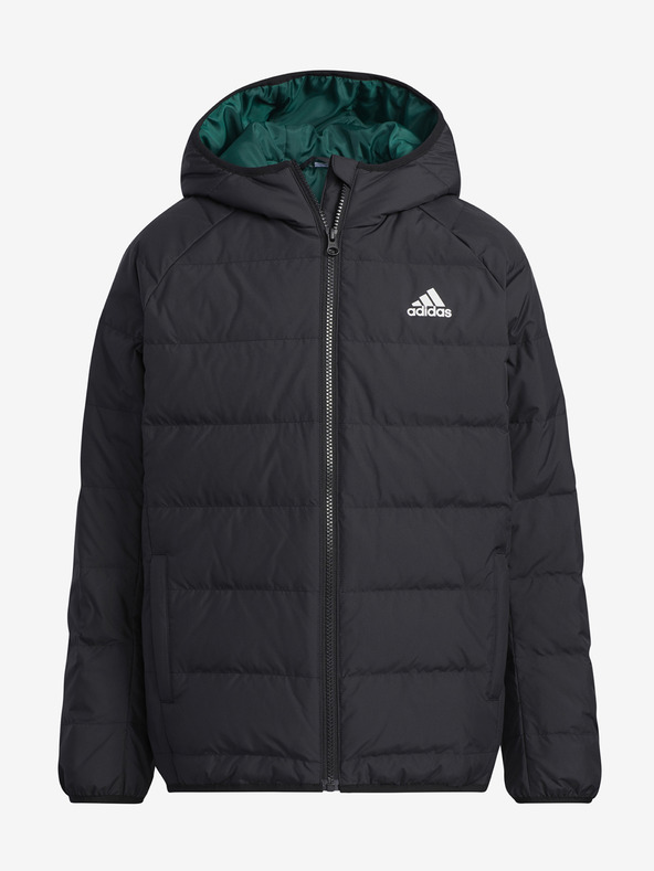 adidas Performance Čierna prešívaná chlapčenská bunda adidas Performance Froosy