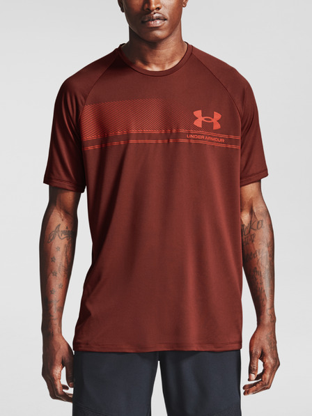 Under Armour Pánske tričko Under Armour LOGO WORDMARK TECH SS