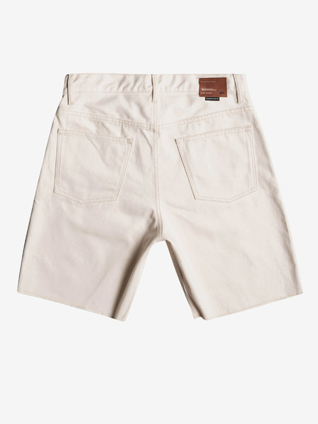 Quiksilver Krémové pánske džínsové šortky Quiksilver