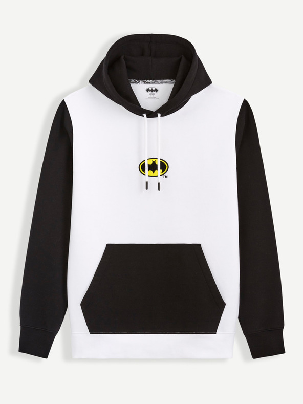 Celio Čiernobiela pánska mikina Celio Batman