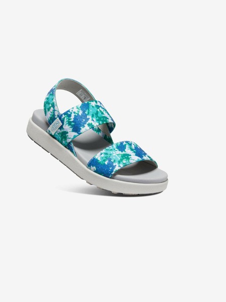 Keen Modré dámske vzorované sandále Keen Elle