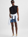 Selected Femme Modré džínsové šortky Selected Femme Silla