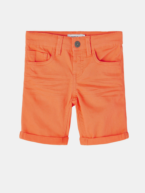 name it Oranžové chlapčenské šortky name it Sofus