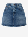 Pepe Jeans Modrá dámska džínsová sukňa Pepe Jeans Rachel