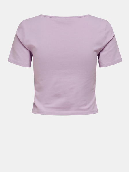 ONLY Svetlofialový crop top ONLY Penelope