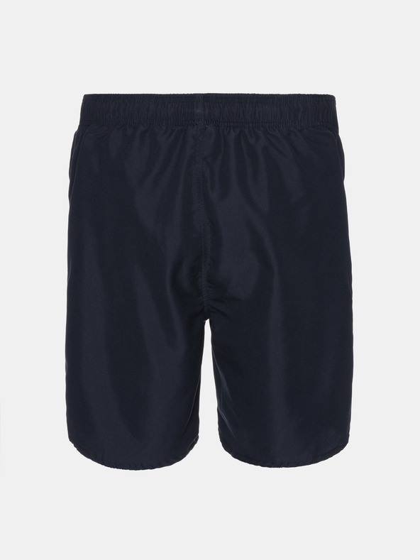 Sam 73 Tmavomodré pánske plavecké šortky s potlačou SAM 73