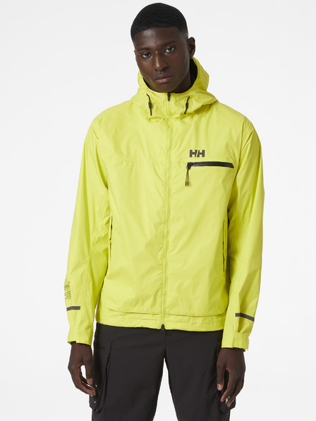 Helly Hansen Svetlozelená Pánska nepremokavá ľahká bunda s kapucňou HELLY HANSEN Ride s kapucňou do dažďa