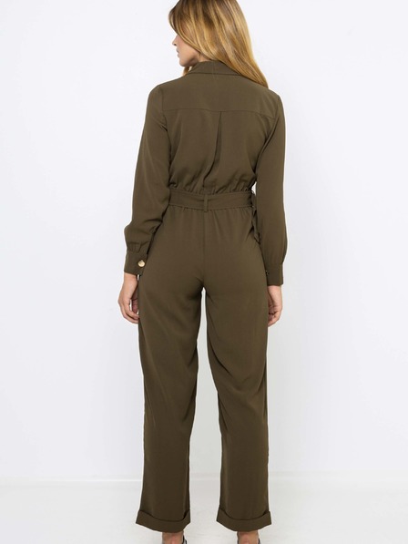 CAMAIEU Khaki kombinéza CAMAIEU