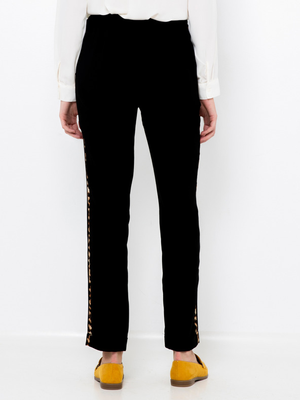 CAMAIEU Čierne nohavice s lampášom CAMAIEU