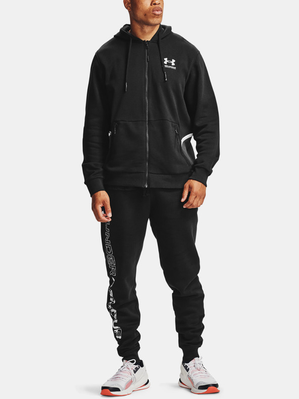 Under Armour Pánska mikina Under Armour Rival Fleece AMP FZ HD