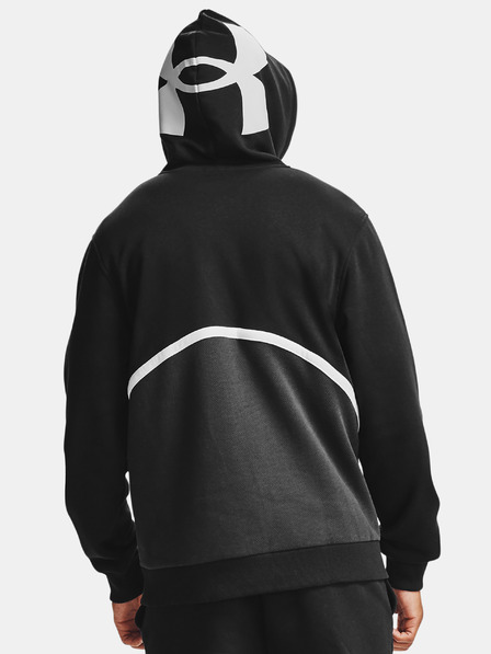 Under Armour Pánska mikina Under Armour Rival Fleece AMP FZ HD