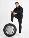 Celio Čierna pánska mikina Celio Beauzip