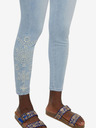 Desigual Modré džínsy Desigual Denim Crown