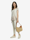 Desigual Desigual TS Norte Cream Dámske vzorované tričko