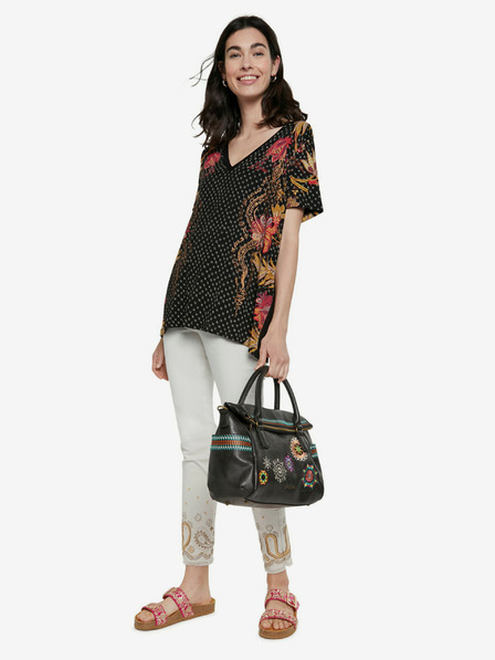 Desigual Čierna košeľa Desigual TS Praga