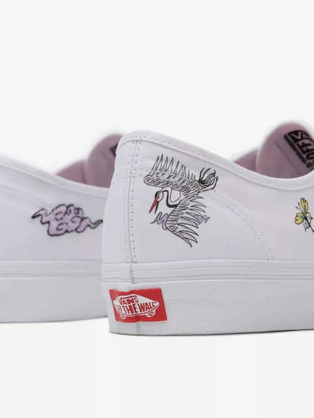Vans Biele vzorované tenisky VANS UA Authentic