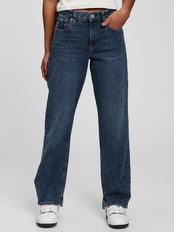 GAP Teen džínsy mid rise '90s loose GAP