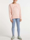 Ragwear Svetloružová dievčenská mikina Ragwear Evka